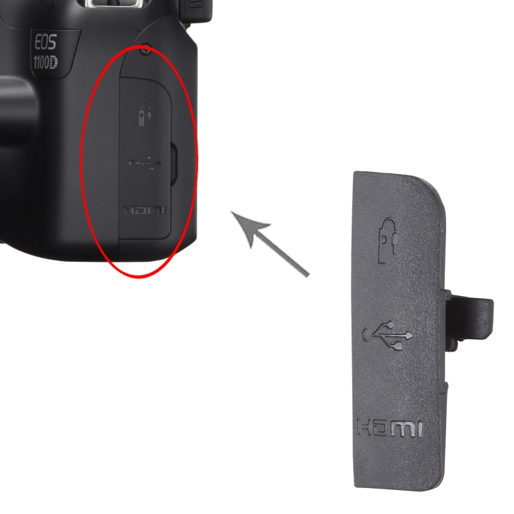 For Canon EOS 1100D OEM USB Cover Cap by buy2fix
