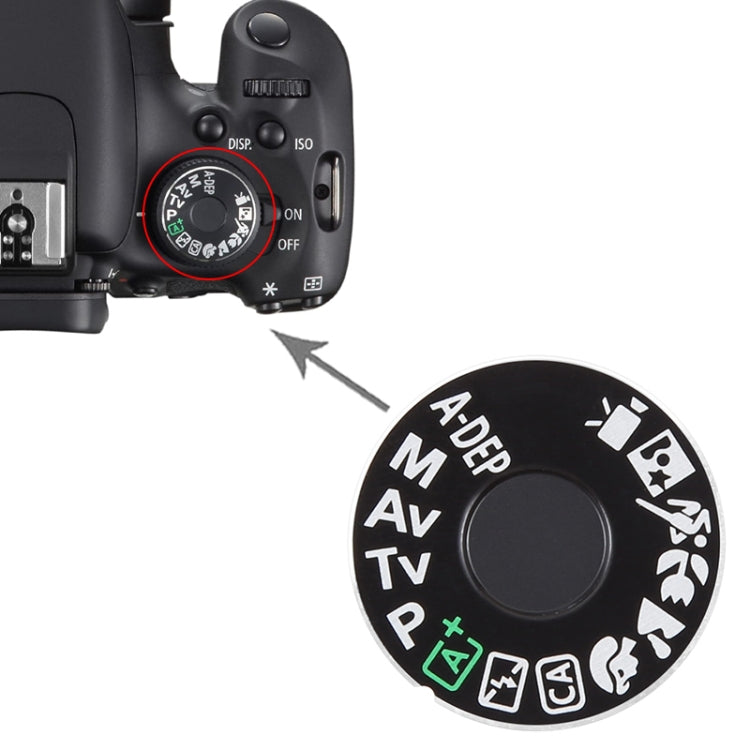 For Canon EOS 600D OEM Mode Dial Iron Pad by buy2fix