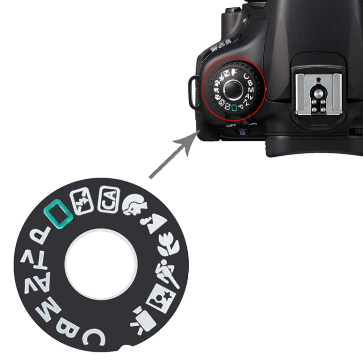 For Canon EOS 60D OEM Mode Dial Iron Pad by buy2fix