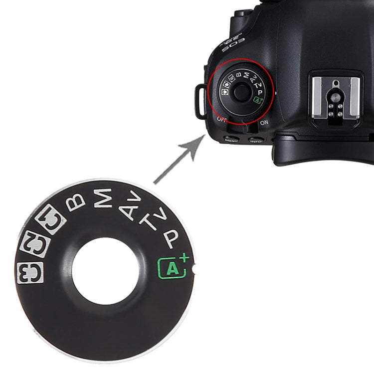 For Canon EOS 5D Mark III OEM Mode Dial Iron Pad by buy2fix