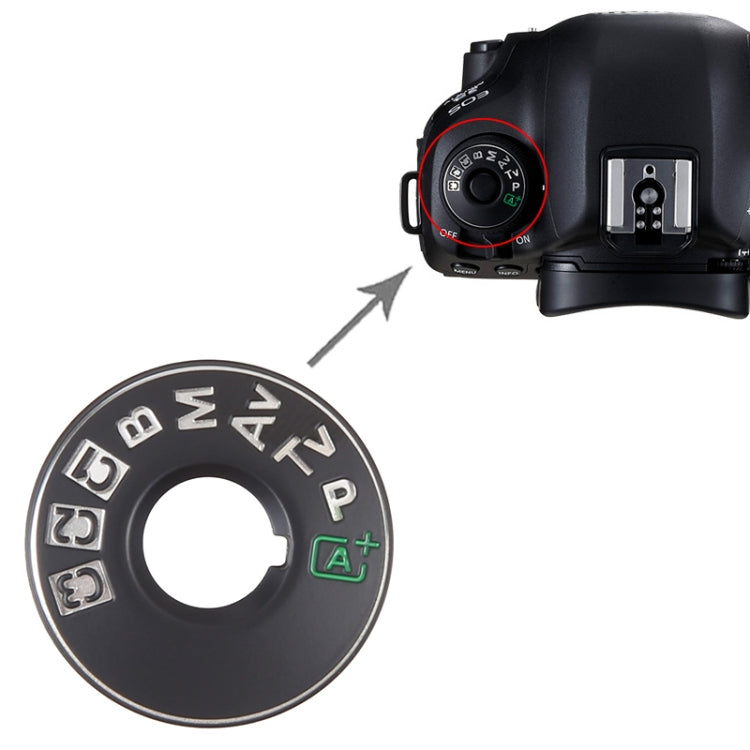 For Canon EOS 5D Mark IV OEM Mode Dial Iron Pad by buy2fix