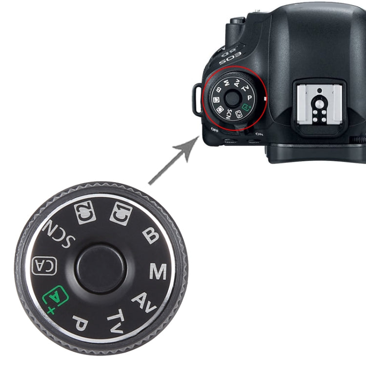 For Canon EOS 6D Original Mode Dial by buy2fix