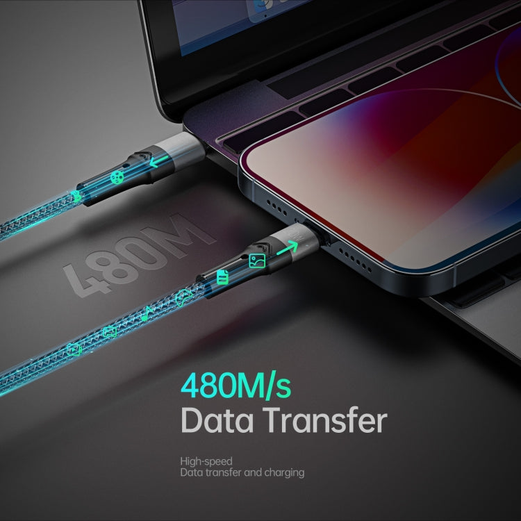 DUZZONA A4 5A USB-C / Type-C to USB-C / Type-C + 8 Pin + Micro USB Fast Charging Data Cable, Cable Length: 1.3m by DUZZONA