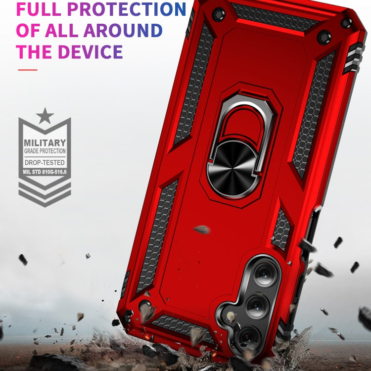 For Samsung Galaxy A24 4G Shockproof TPU + PC Phone Case(Red) by buy2fix