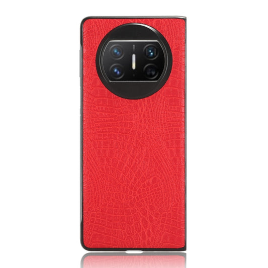 For Huawei Mate X3 Crocodile Texture Phone Case(Red) by buy2fix