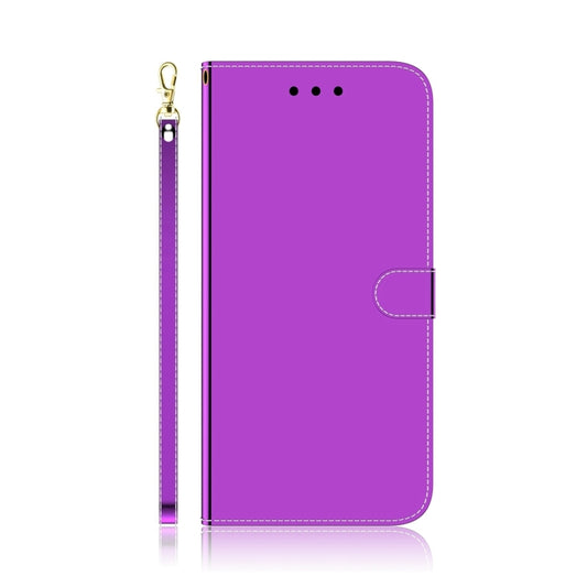 For Huawei nova Y61 / Enjoy 50z Imitated Mirror Surface Leather Phone Case(Purple) by buy2fix