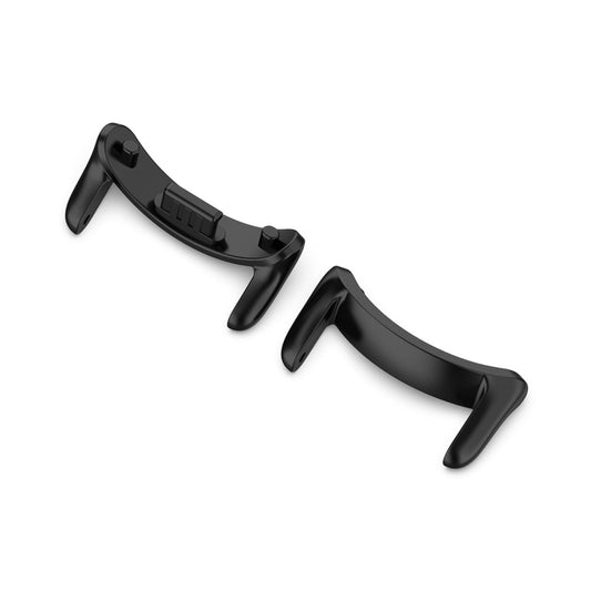 For Xiaomi Mi Band 8 1 Pair Stainless steel Metal Watch Band Connector(Black) by buy2fix