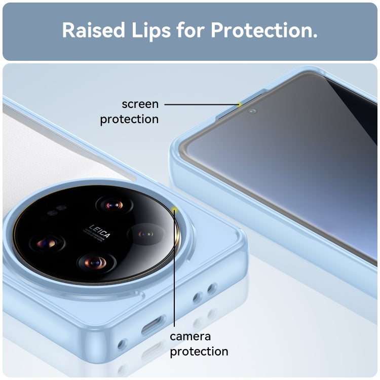 For Xiaomi 13 Ultra Colorful Series Acrylic + TPU Phone Case(Blue) by buy2fix