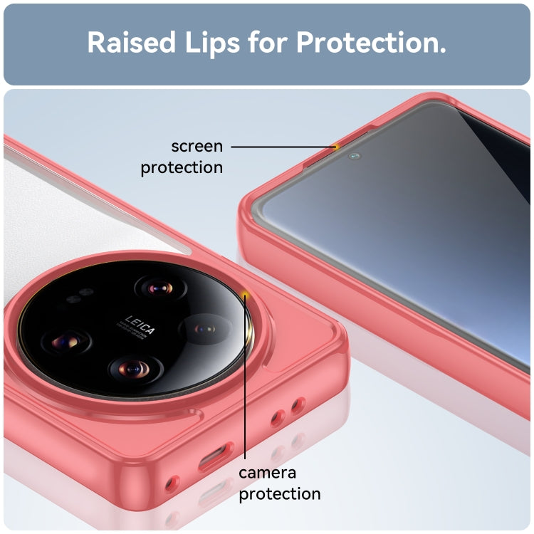 For Xiaomi 13 Ultra Colorful Series Acrylic + TPU Phone Case(Red) by buy2fix