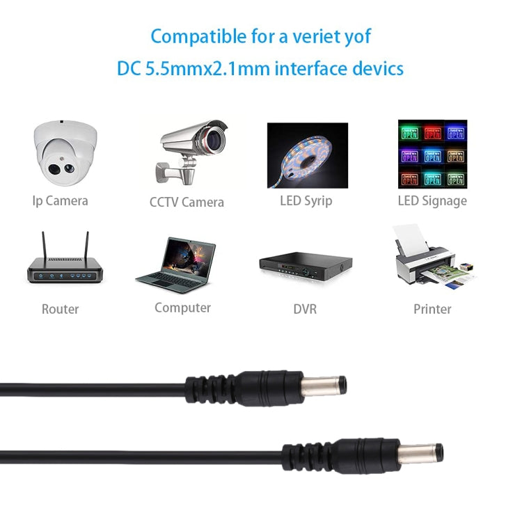 5.5 x 2.1mm DC Male Universal Power Cable by buy2fix