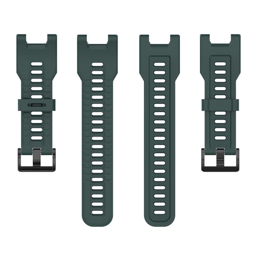 For Huami Amazfit T-Rex A1918 Tyrannosaurus Silicone Watch Band(Olive Green) by buy2fix