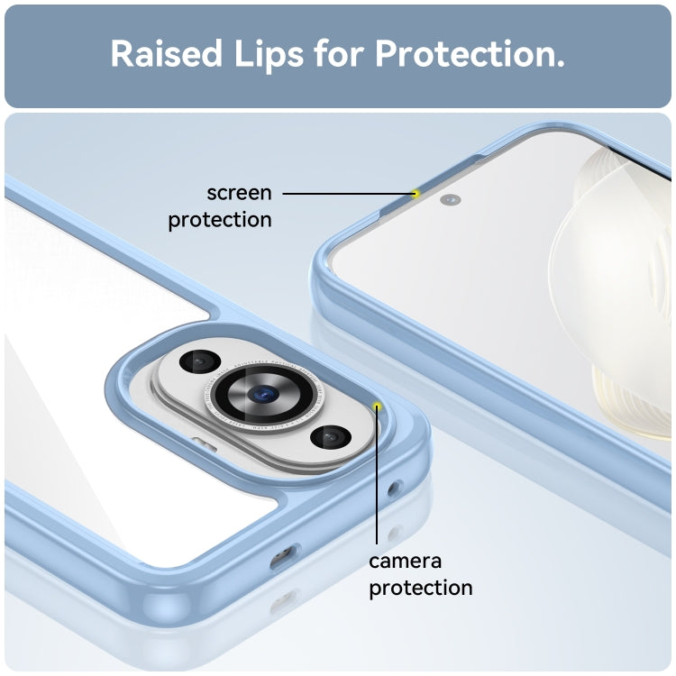 For Huawei Nova 11 Colorful Series Acrylic + TPU Phone Case(Blue) by buy2fix