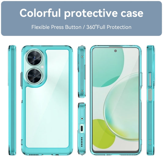 For Huawei Nova 11i Colorful Series Acrylic + TPU Phone Case(Transparent Blue) by buy2fix