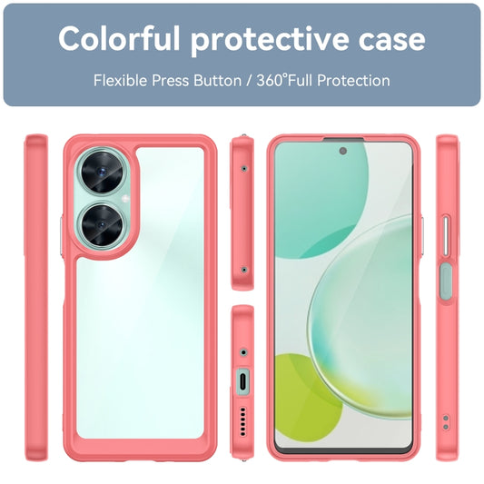 For Huawei Nova 11i Colorful Series Acrylic + TPU Phone Case(Red) by buy2fix