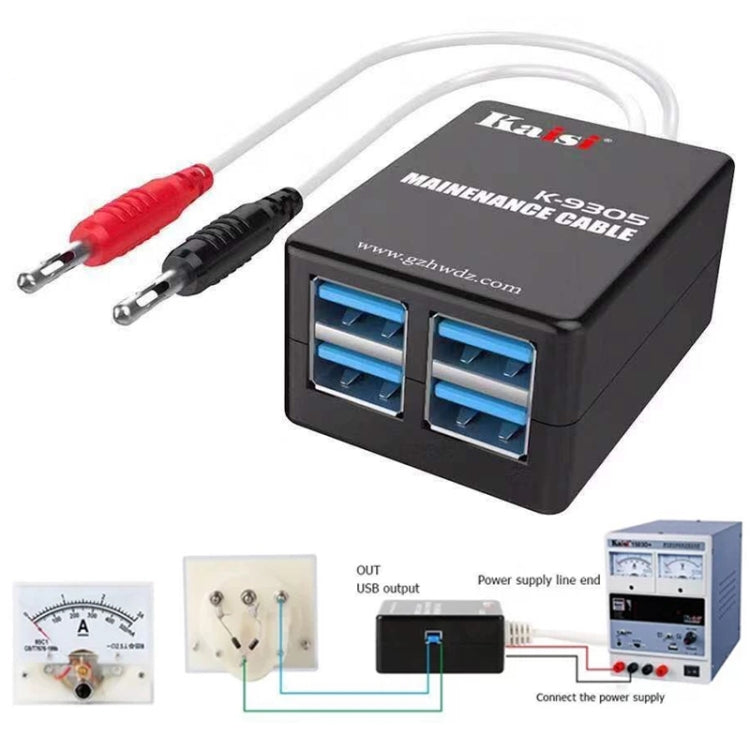 Kaisi K-9035 Power Supply Activation Boot Cable for iPhone 6 to 14 Pro Max by Kaisi