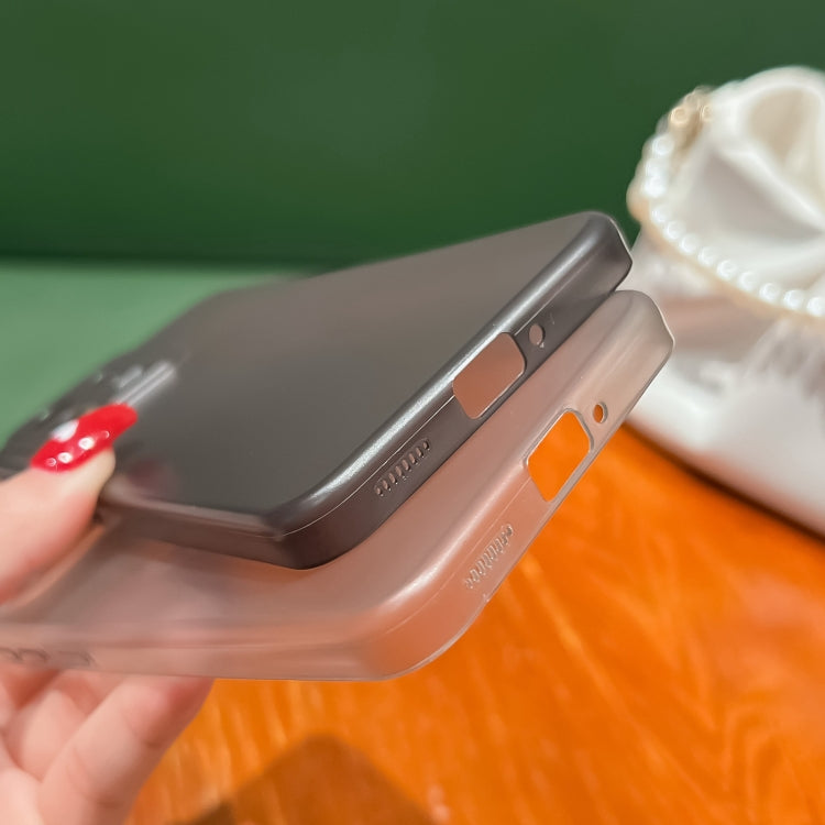 For Xiaomi 13 Frosted PP Phone Case(Transparent Black) by buy2fix