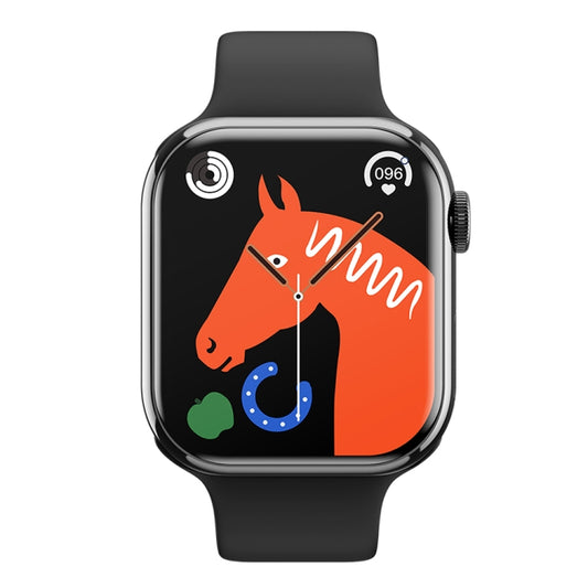 IW9 2.05 inch Square Screen Smart Watch Supports Bluetooth Calls/Blood Oxygen Monitoring(Black) by buy2fix