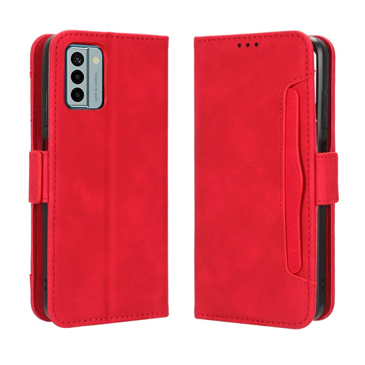 For Nokia G22 4G Skin Feel Calf Texture Card Slots Leather Phone Case(Red) by buy2fix