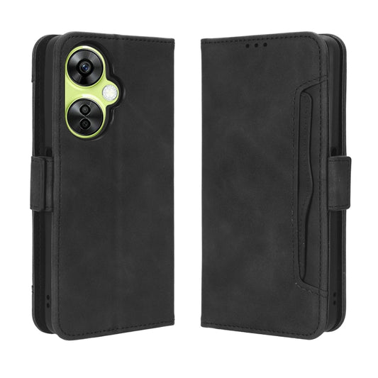 For OnePlus Nord CE 3 Lite Skin Feel Calf Texture Card Slots Leather Phone Case(Black) by buy2fix