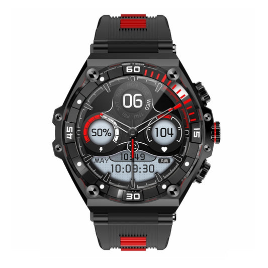 CT18 1.43 inch AMOLED Screen Smart Watch Supports Bluetooth Call/Blood Oxygen Detection(Red) by buy2fix