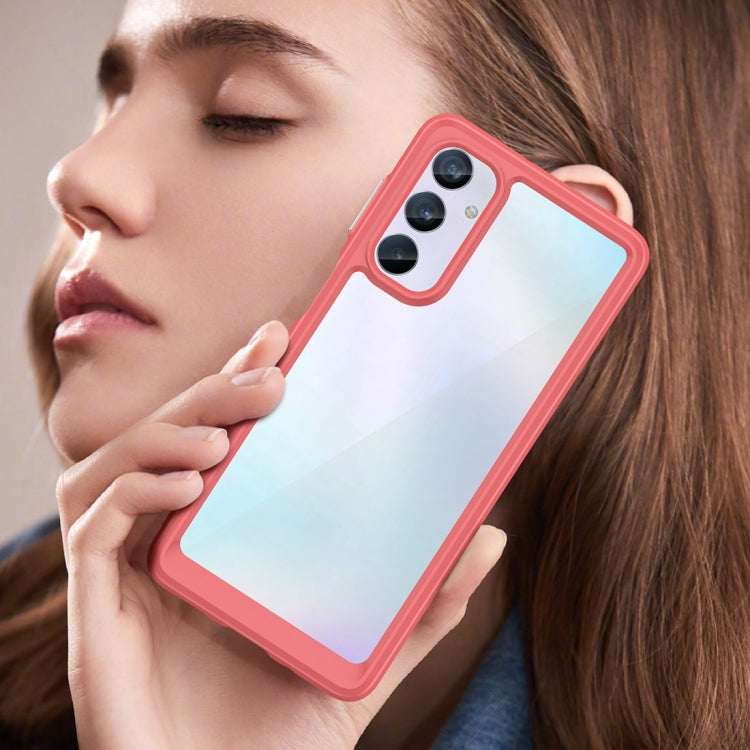 For Samsung Galaxy M54 5G Colorful Series Acrylic + TPU Phone Case(Red) by buy2fix