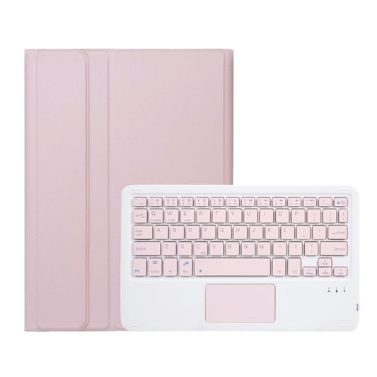 For Xiaomi Pad 6 / Pad 6 Pro A0N7-A Lambskin Texture Ultra-thin Bluetooth Keyboard Leather Case with Touchpad(Pink) by buy2fix