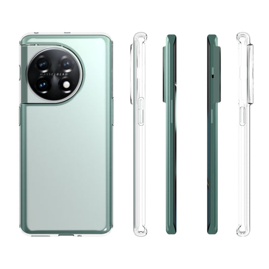 For OnePlus 11 5G Waterproof Texture TPU Phone Case(Transparent) by buy2fix