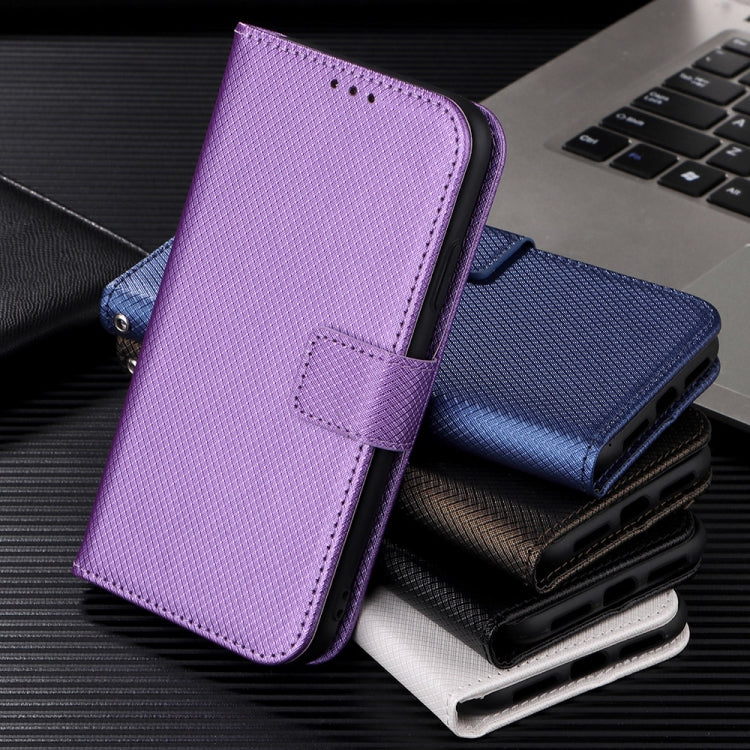 For Infinix Hot 30 4G X6831 Diamond Texture Leather Phone Case(Purple) by buy2fix