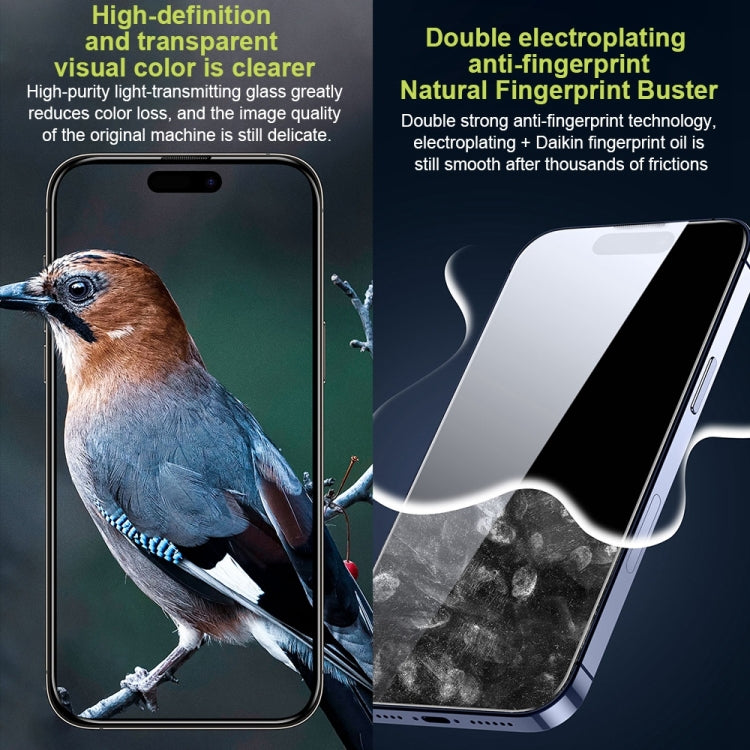 For iPhone 13 Pro WK WTP-066 King Kong Vacha 9D Curved HD Tempered Glass Film(Black) by WK