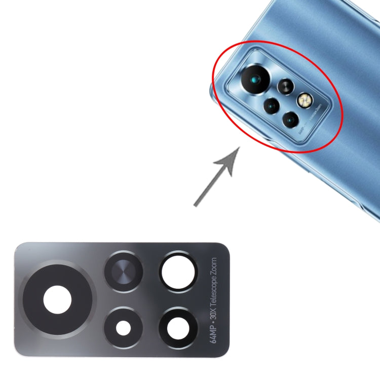 For Infinix Note 11 Pro x697 10pcs Back Camera Lens by buy2fix