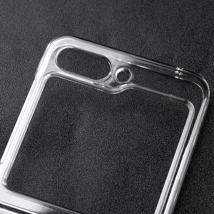For Samsung Galaxy Z Flip5 Transparent PC Protective Phone Case by buy2fix