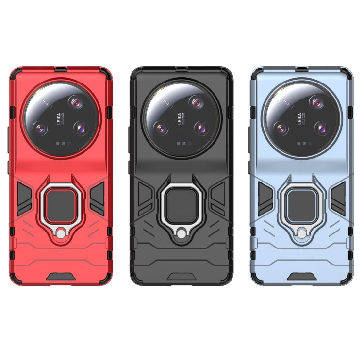 For Xiaomi 13 Ultra Magnetic Ring Holder PC + TPU Phone Case(Red) by buy2fix