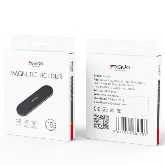 Yesido C83 Car Strong Magnetic Phone Holder(Black) by Yesido