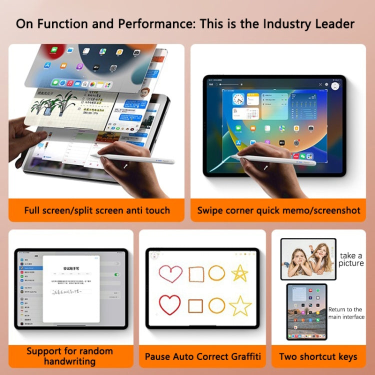 BP20Pro Magnetic Wireless Charging Active Bluetooth Stylus Pen(White) by buy2fix