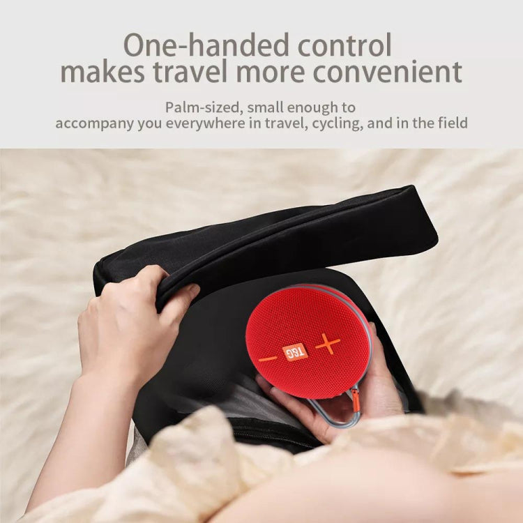 T&G TG648 TWS Outdoor Mini Portable Wireless Bluetooth Speaker with LED Light(Blue) by T&G