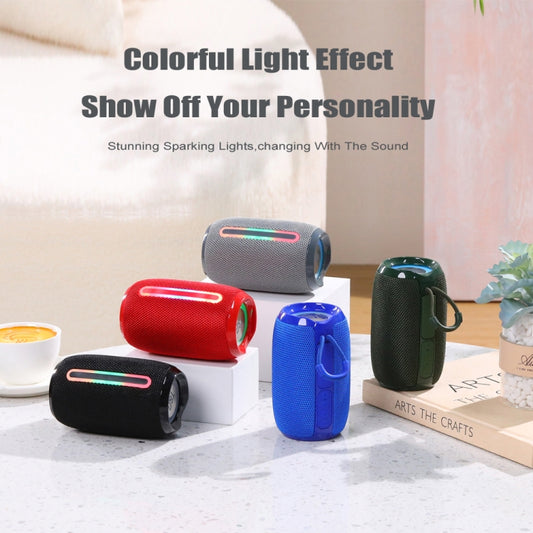 T&G TG653 TWS LED Mini Portable Wireless Stereo Sound Outdoor Speaker(Blue) by T&G