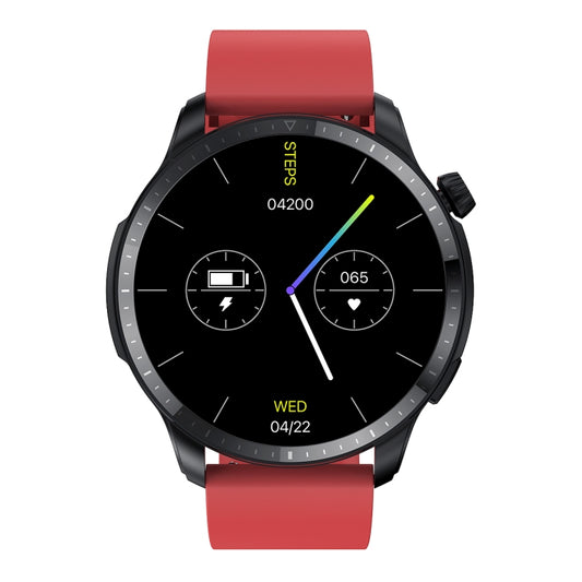 T52 1.39 inch IP67 Waterproof Silicone Band Smart Watch Supports Bluetooth Call / Blood Oxygen / Body Temperature Monitoring(Red) by buy2fix