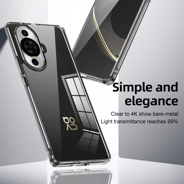 For Huawei nova 11 Pro Armor Clear TPU Hard PC Phone Case(Clear) by buy2fix