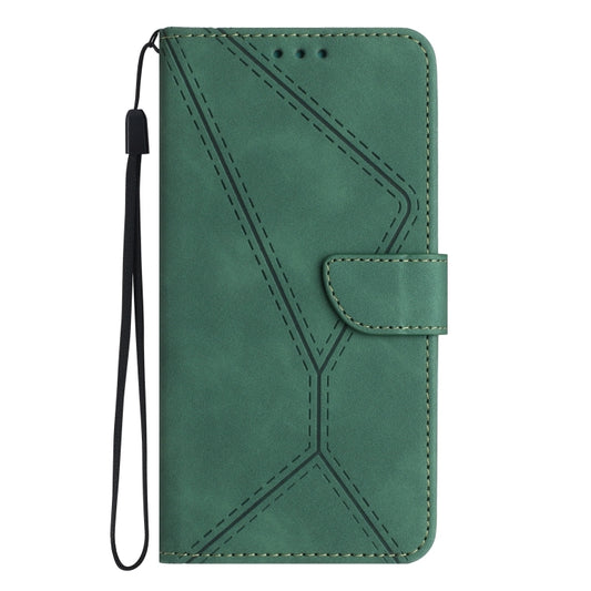 For Sony Xperia 10 IV Stitching Embossed Leather Phone Case(Green) by buy2fix