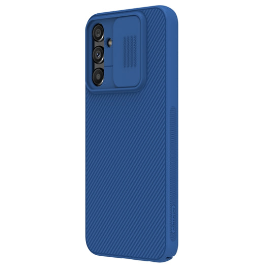 For Samsung Galaxy A24 4G NILLKIN Black Mirror Series Camshield PC Phone Case(Blue) by NILLKIN