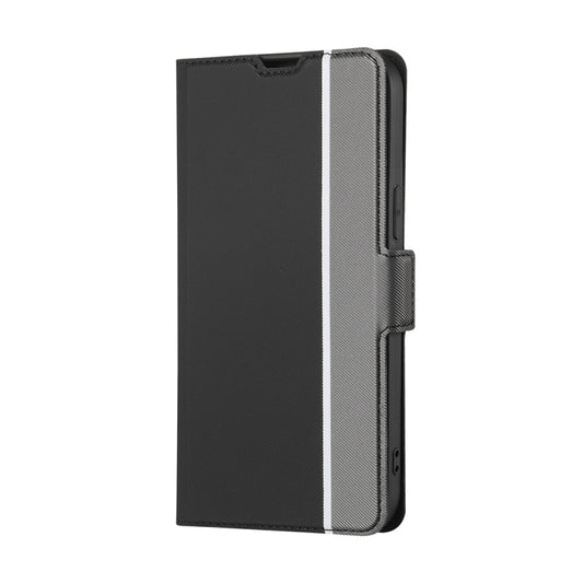 For OnePlus Nord CE 3 Lite 5G Twill Texture Side Button Leather Phone Case(Black) by buy2fix