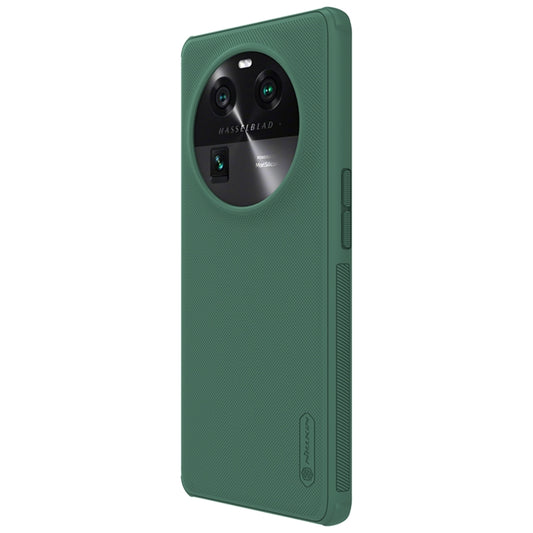 For OPPO Find X6 NILLKIN Frosted Shield Pro PC + TPU Phone Case(Green) by NILLKIN