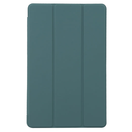 For Xiaomi Redmi Pad SE 2023 Three-fold Holder Flip Tablet Leather Case(Dark Green) by buy2fix