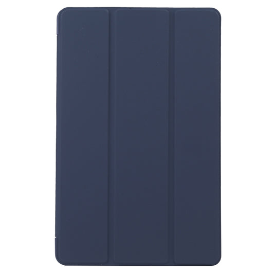 For Xiaomi Redmi Pad SE 2023 Three-fold Holder Flip Tablet Leather Case(Dark Blue) by buy2fix