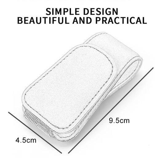 Car Sun Visor Glasses Holder Multifunctional Card Clip Storage Rack(Creamy Yellow) by buy2fix