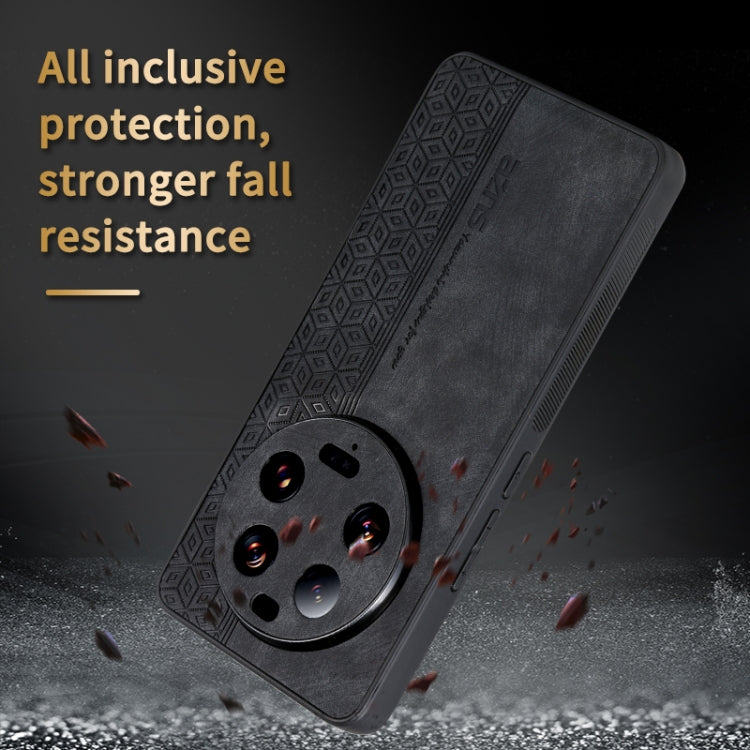 For Xiaomi 13 Ultra AZNS 3D Embossed Skin Feel Phone Case(Dark Green) by AZNS