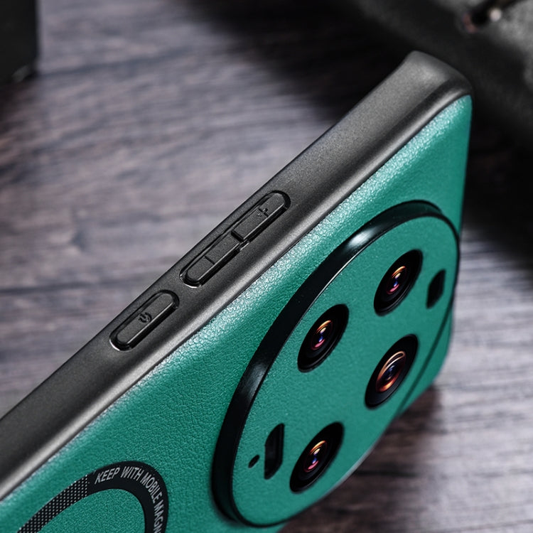 For Xiaomi 13 Ultra Cloth Texture PU MagSafe Magnetic Phone Case(Red) by buy2fix