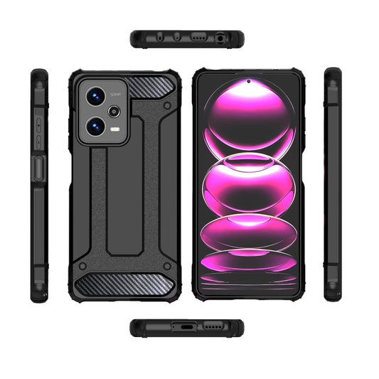 For Xiaomi Redmi Note 12 5G / Poco X5 5G Magic Armor TPU + PC Combination Phone Case(Red) by buy2fix