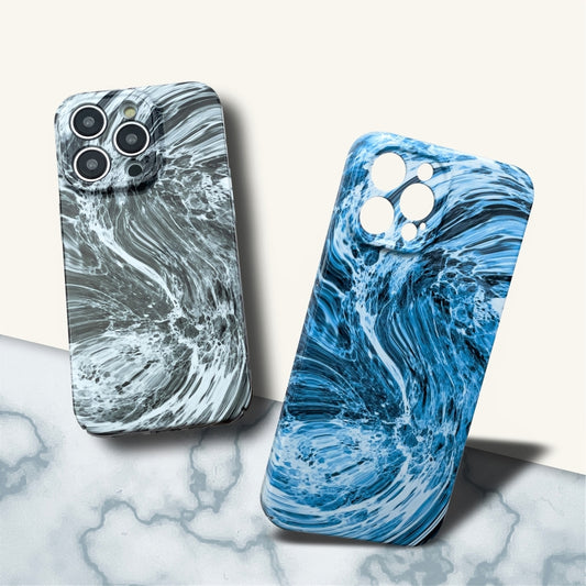 For iPhone 11 Pro Marble Pattern Phone Case(Green White) by buy2fix