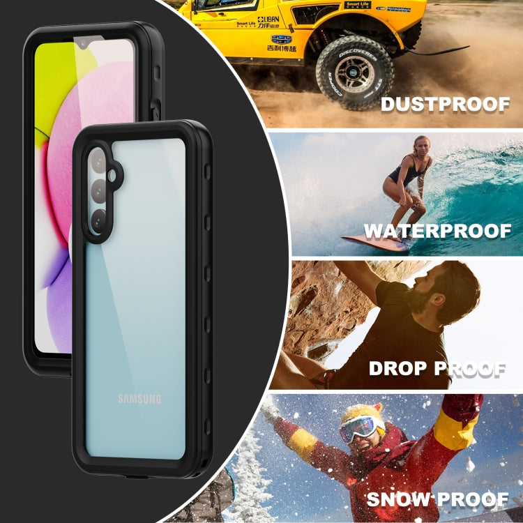 For Samsung Galaxy A34 5G RedPepper IP68 Life Waterproof Phone Case(Black) - Galaxy Phone Cases by RedPepper | Online Shopping UK | buy2fix